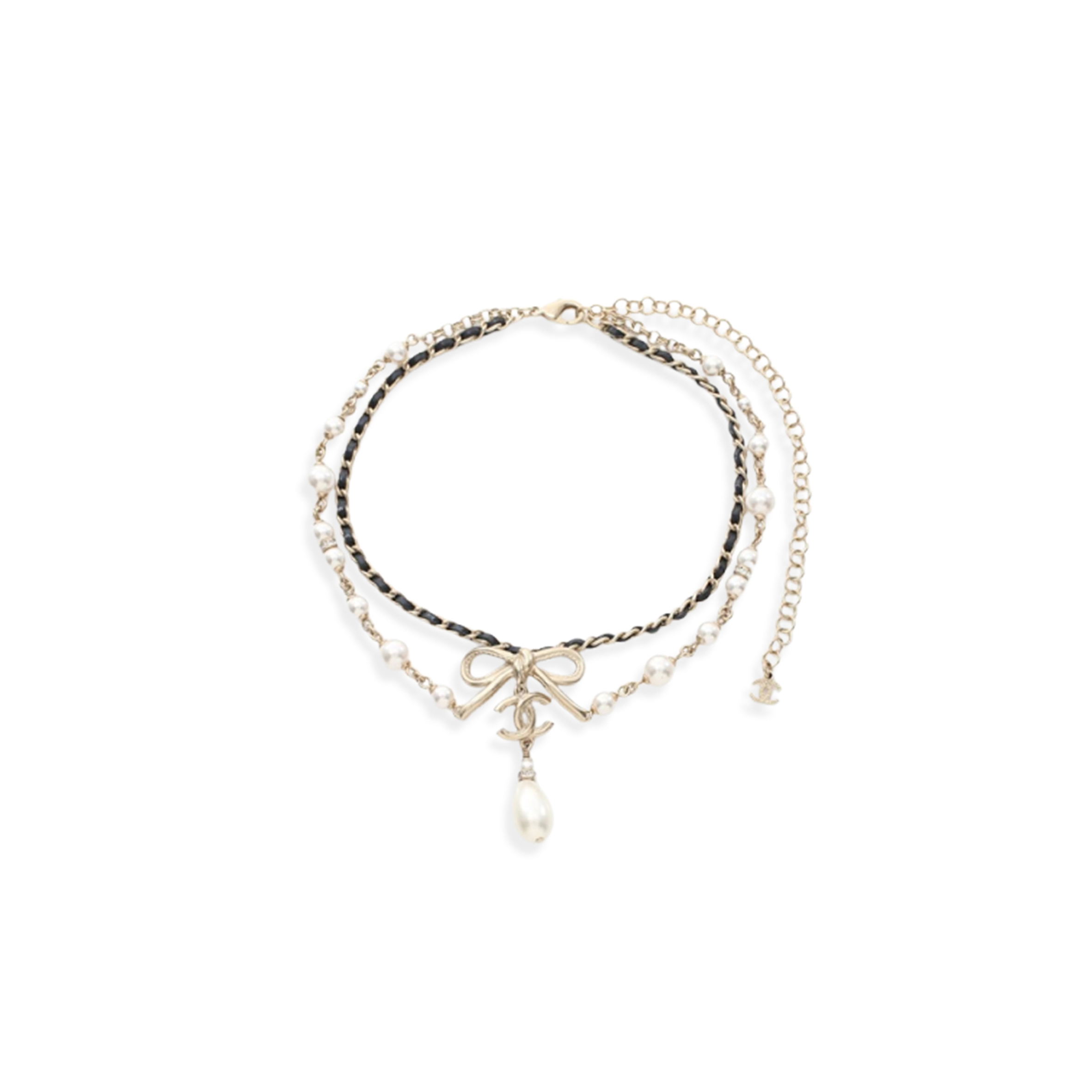 CHANEL COCO MARK RIBBON CHOKER ACCESSORY FOR 
